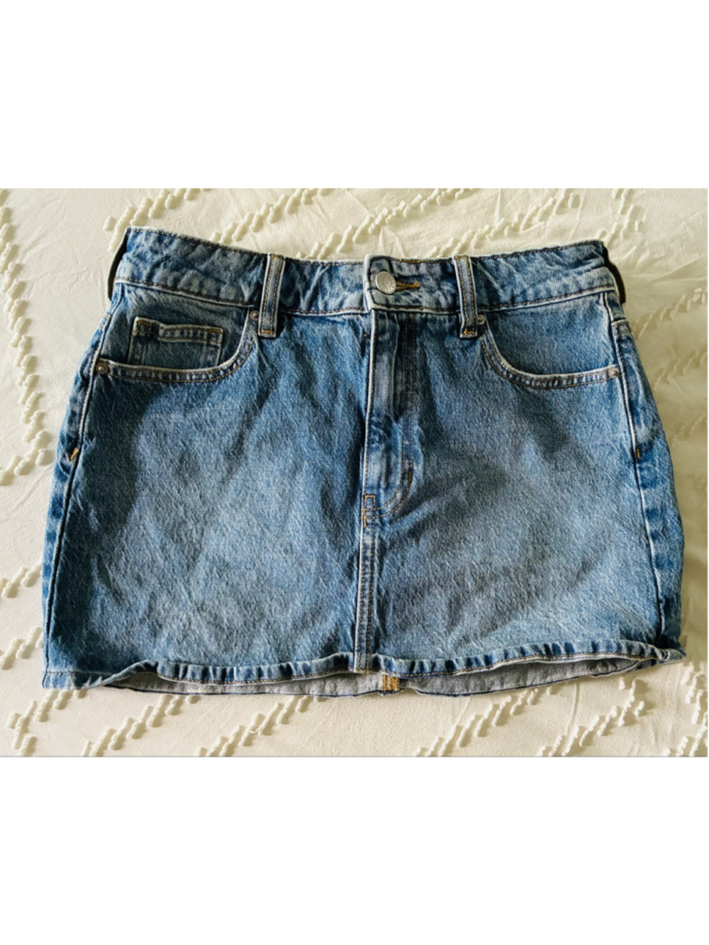 PacSun Blue Denim Mini Skirt Size 26 waist